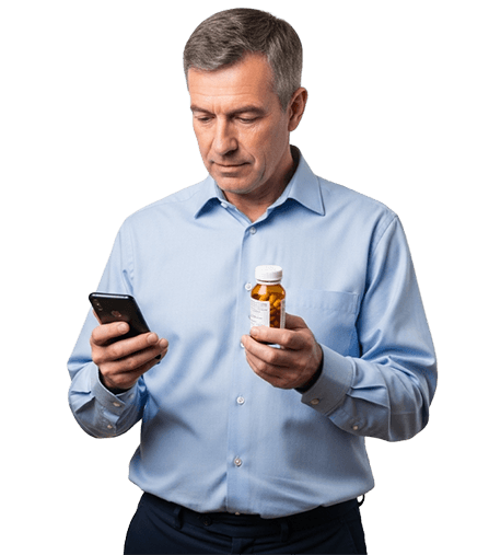 girl taking with client